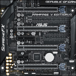 Close up of GPU configurations